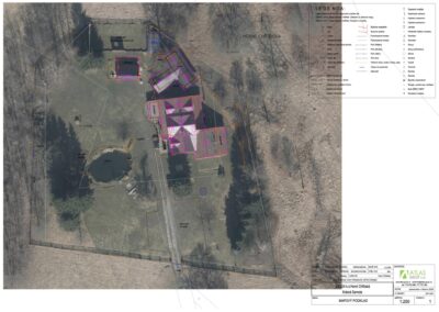 Geodetické zaměření usedlosti Krásná Samota v Horní Chřibské jako podklad pro Digitální technickou mapu krajů.