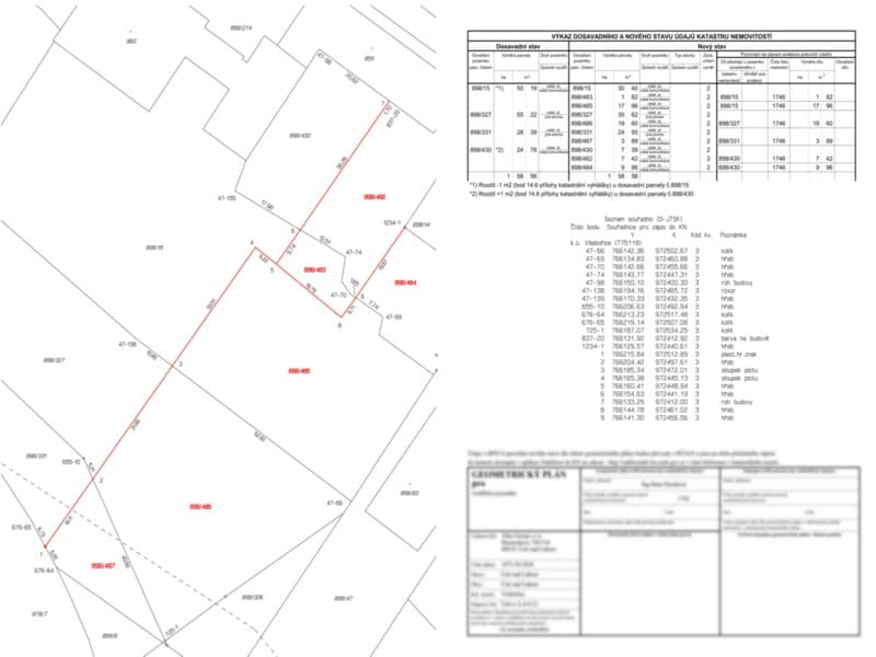 Katastr nemovitostí – Geometrické plány